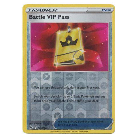 Battle VIP Pass : FUSION STRIKE (Reverse holo) - 225/264