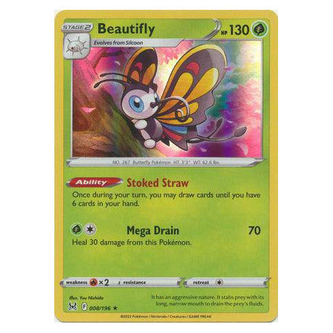 Beautifly : LOST ORIGIN (Holo) - 008/196