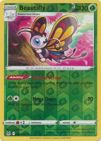 Beautifly : LOST ORIGIN (Reverse holo) - 008/196