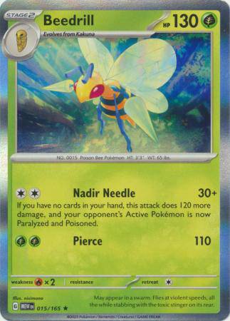 Beedrill : 151 (Holo) - 015/165