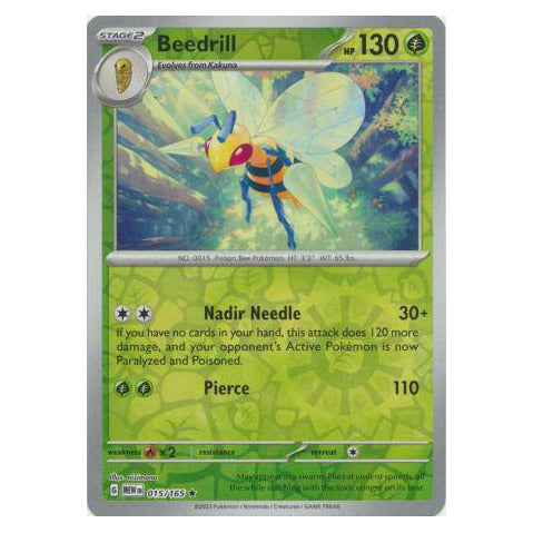 Beedrill : 151 (Reverse holo) - 015/165