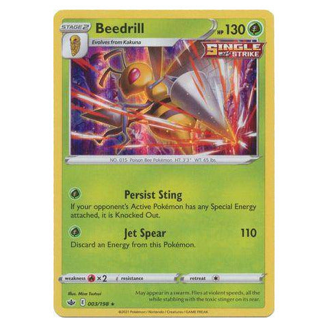 Beedrill : CHILLING REIGN (Holo) - 003/198
