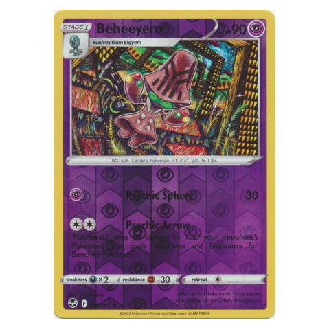 Beheeyem : SILVER TEMPEST (Reverse holo) - 080/195