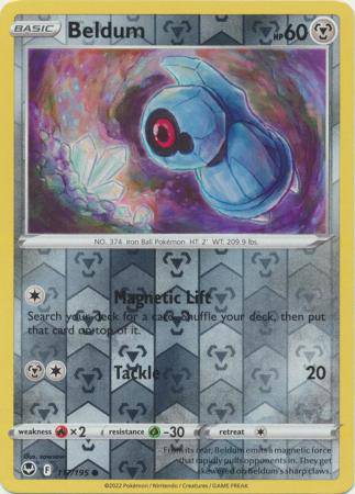 Beldum : SILVER TEMPEST (Reverse holo) - 117/195