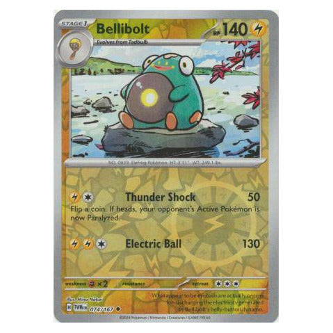 Bellibolt : TWILIGHT MASQUERADE (Reverse holo) - 074/167