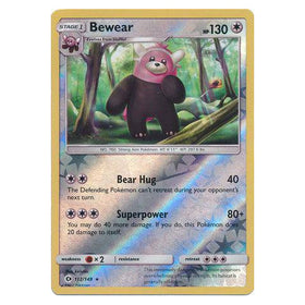 Bewear : SUN & MOON BASE  (Reverse holo) - 112/149