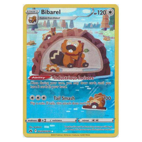 Bibarel : CROWN ZENITH - GG25/GG70