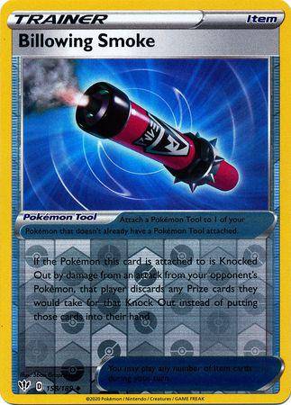 Billowing Smoke : DARKNESS ABLAZE (Reverse holo) - 158/189 - Lockett Labs UK