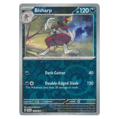 Bisharp : SCARLET & VIOLET BASE (Reverse holo) - 133/198