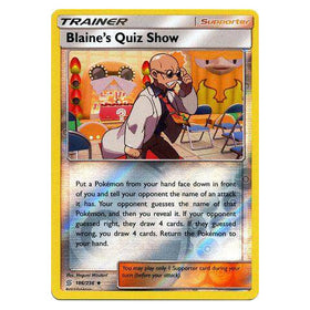 Blaine's Quiz Show : UNIFIED MINDS (Reverse holo) - 186/236