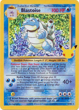 Blastoise : CELEBRATIONS - CLASSIC COLLECTION - 2/102 - Lockett Labs UK