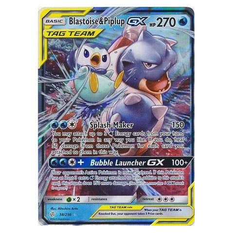 Blastoise & Piplup GX : COSMIC ECLIPSE - 38/236