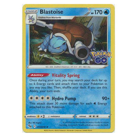 Blastoise : POKEMON GO! (Holo) - 017/078