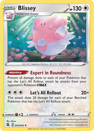 Blissey : FUSION STRIKE - 203/264 - Lockett Labs UK
