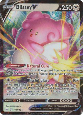 Blissey V : CHILLING REIGN - 119/198 - Lockett Labs UK