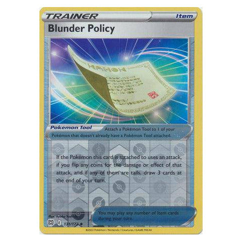 Blunder Policy : BRILLIANT STARS (Reverse holo) - 131/172