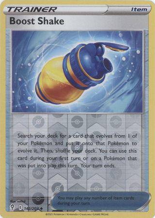 Boost Shake : EVOLVING SKIES (Reverse holo) - 142/203 - Lockett Labs UK