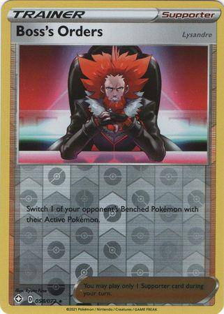 Boss's Orders : SHINING FATES (Reverse holo) - 058/072