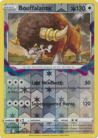 Bouffalant : LOST ORIGIN (Reverse holo) - 148/196