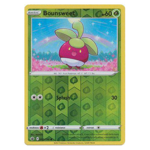 Bounsweet : CHILLING REIGN (Reverse holo) - 013/198