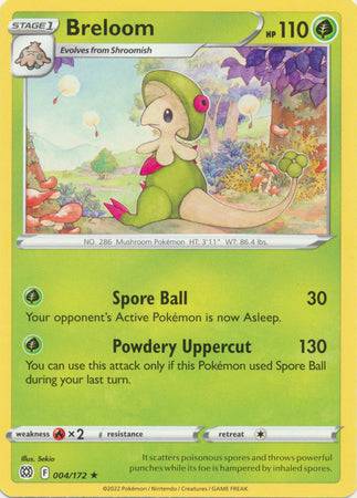 Breloom : BRILLIANT STARS - 004/172 - Lockett Labs UK