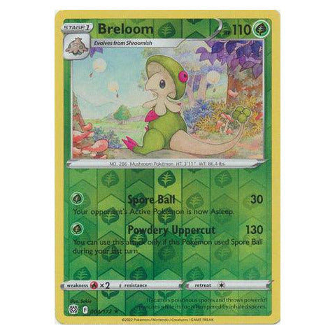Breloom : BRILLIANT STARS (Reverse holo) - 004/172