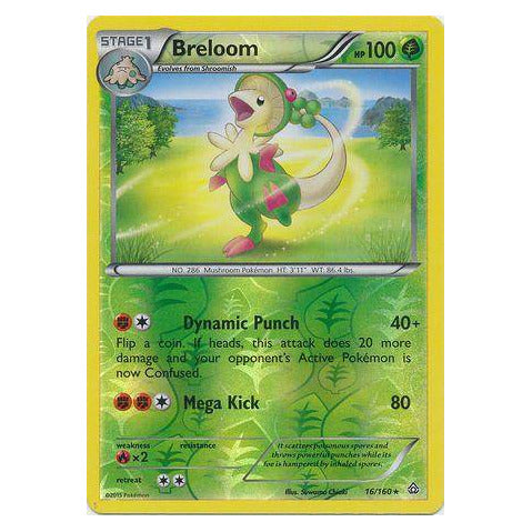 Breloom : PRIMAL CLASH (Reverse holo) - 16/160
