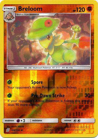 Breloom : UNIFIED MINDS (Reverse holo) - 108/236