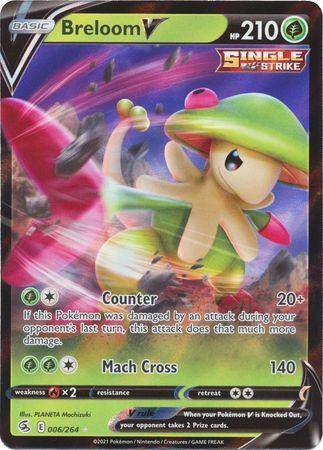 Breloom V : FUSION STRIKE - 006/264 - Lockett Labs UK