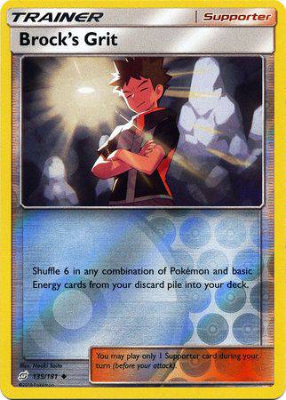 Brock's Grit : TEAM UP (Reverse holo) - 135/181 - Lockett Labs UK