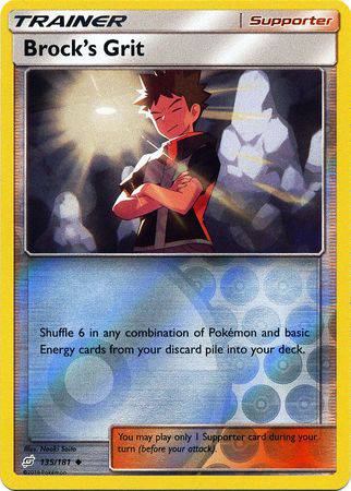 Brock's Grit : TEAM UP (Reverse holo) - 135/181