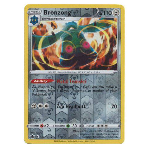 Bronzong : BATTLE STYLES (Reverse holo) - 102/163