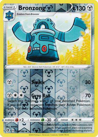 Bronzong : REBEL CLASH (Reverse holo) - 130/192