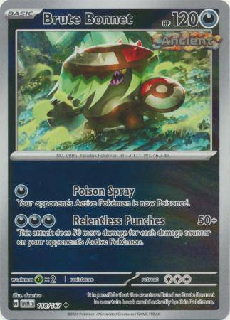 Brute Bonnet : TWILIGHT MASQUERADE (Reverse holo) - 118/167 - Lockett Labs UK
