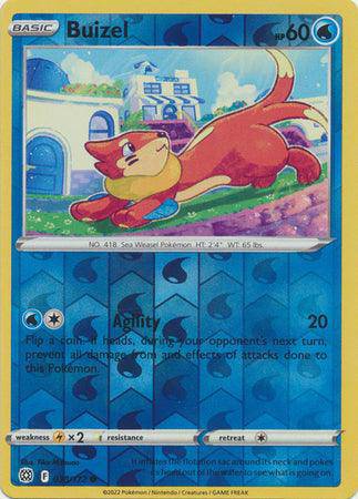 Buizel : BRILLIANT STARS (Reverse holo) - 038/172 - Lockett Labs UK