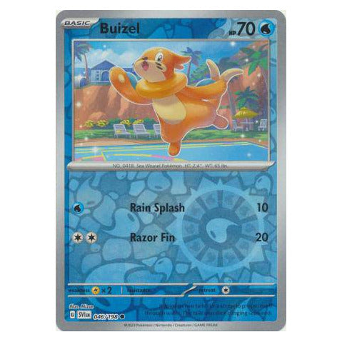 Buizel : SCARLET & VIOLET BASE (Reverse holo) - 046/198
