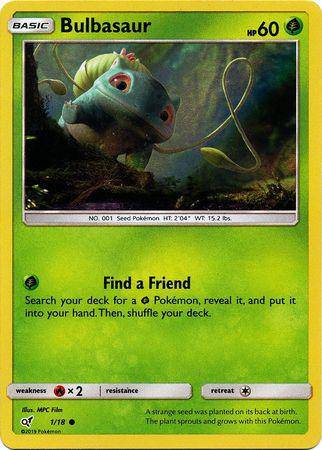 Bulbasaur : DETECTIVE PIKACHU (Holo) - 1/18 - Lockett Labs UK