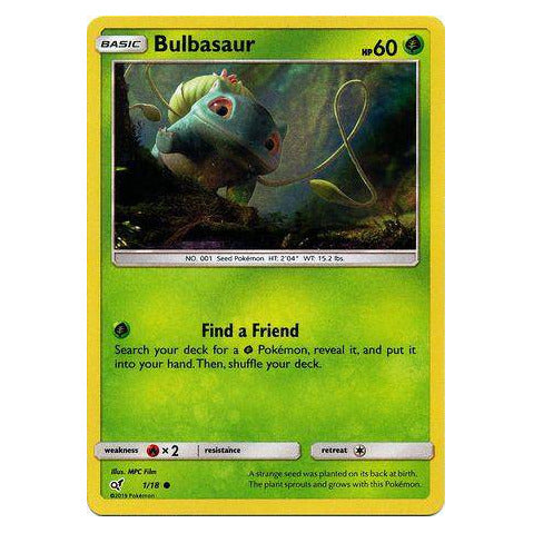 Bulbasaur : DETECTIVE PIKACHU (Holo) - 1/18