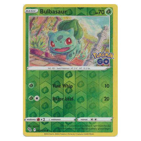 Bulbasaur : POKEMON GO! (Reverse holo) - 001/078