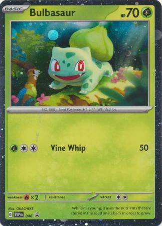 Bulbasaur : PROMO (Holo) - SVP046