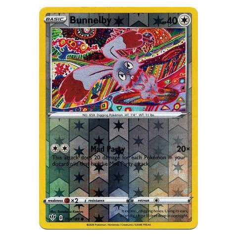 Bunnelby : DARKNESS ABLAZE (Reverse holo) - 150/189