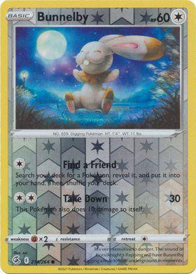 Bunnelby : FUSION STRIKE (Reverse holo) - 214/264 - Lockett Labs UK