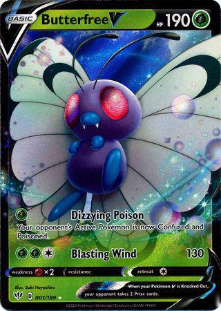 Butterfree V : DARKNESS ABLAZE - 001/189 - Lockett Labs UK