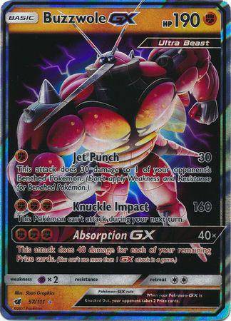 Buzzwole GX : CRIMSON INVASION - 57/111 - Lockett Labs UK
