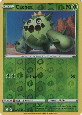 Cacnea : SHINING FATES (Reverse holo) - 004/072 - Lockett Labs UK