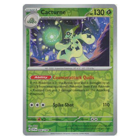 Cacturne : SCARLET & VIOLET BASE (Reverse holo) - 006/198