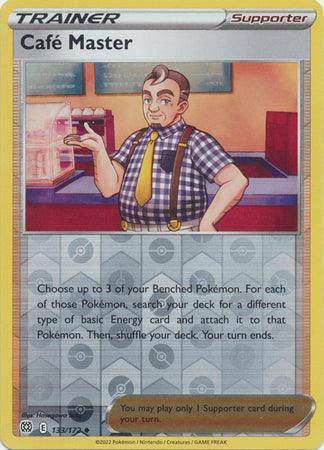 Cafe Master : BRILLIANT STARS (Reverse holo) - 133/172 - Lockett Labs UK