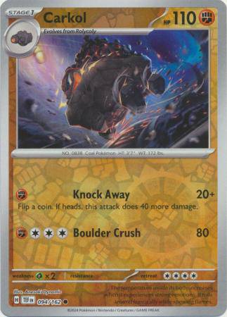 Carkol : TEMPORAL FORCES (Reverse holo) - 094/162 - Lockett Labs UK