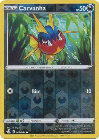 Carvanha : FUSION STRIKE (Reverse holo) - 162/264 - Lockett Labs UK