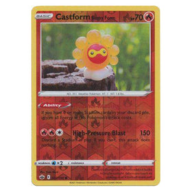 Castform Sunny Form : CHILLING REIGN (Reverse holo) - 022/198